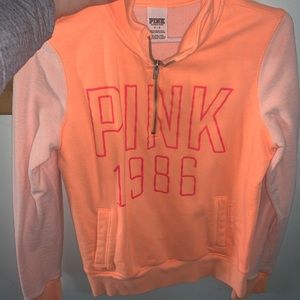 PINK VS 1/4 zip